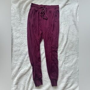 Men's Burgundy Jogger Pants